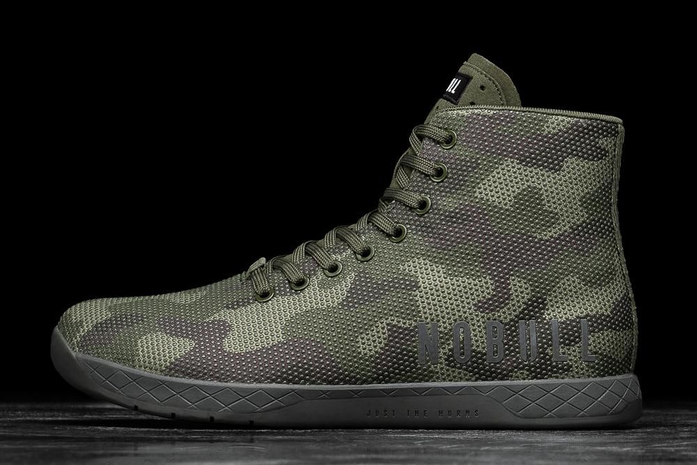 NOBULL High-Top Superfabric Uzun Spor Ayakkabı Erkek - Camo - Turkiye (KOF-368719)